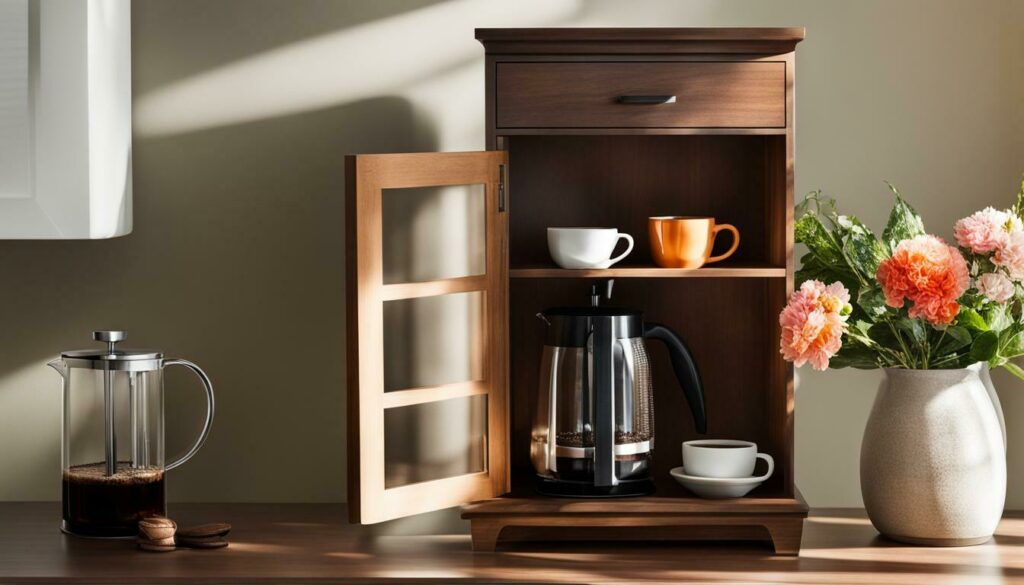 Explore Unique Coffee Bar Cabinet Ideas For Your Home   Coffee Bar Cabinet Ideas 1024x585 