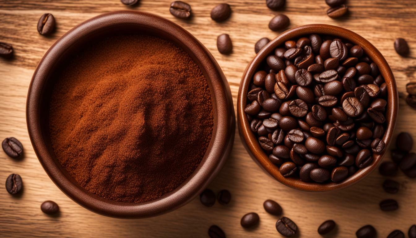 coffee beans vs ground coffee