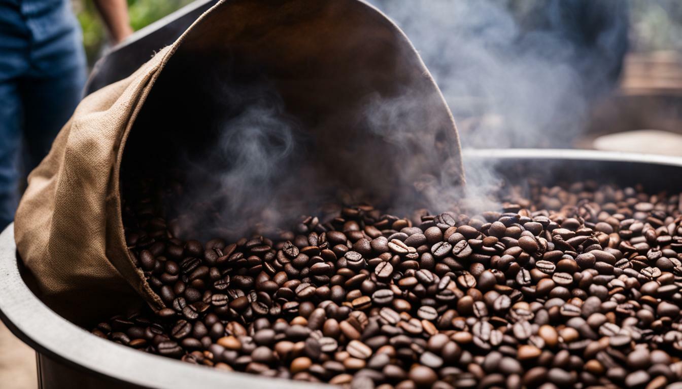 how to roast coffee beans on a smoker
